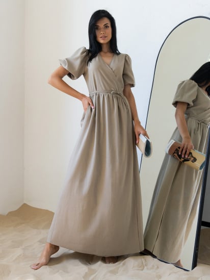 Платье макси Jadone Fashion модель Ameliya_bej — фото 3 - INTERTOP