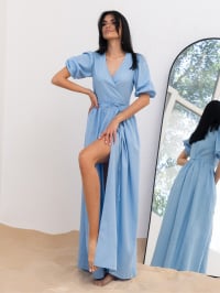 Голубой - Платье макси Jadone Fashion