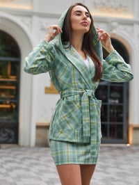 Зелений - Костюм Jadone Fashion