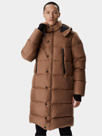 Коричневый - Зимняя куртка Lacoste