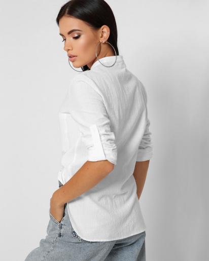 Блуза з коротким рукавом CARICA модель BK77193 — фото 4 - INTERTOP