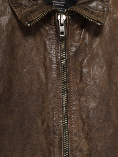 Шкіряна куртка Bomboogie модель JMCHEL_коричневий — фото 2 - INTERTOP