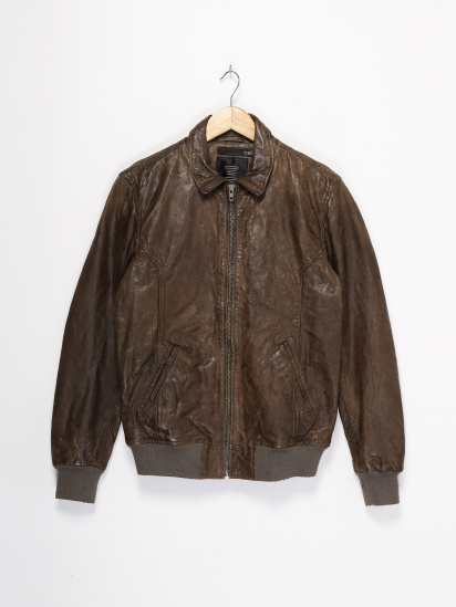 Шкіряна куртка Bomboogie модель JMCHEL_коричневий — фото - INTERTOP