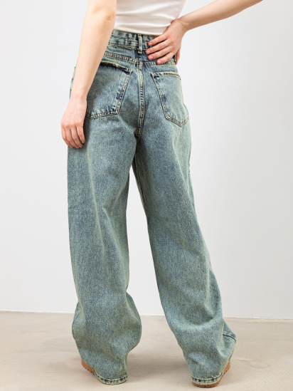 Широкие джинсы Famo модель BR-2310_01 — фото 4 - INTERTOP