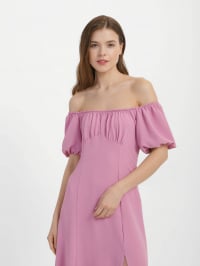 Розовый - Платье миди Braska