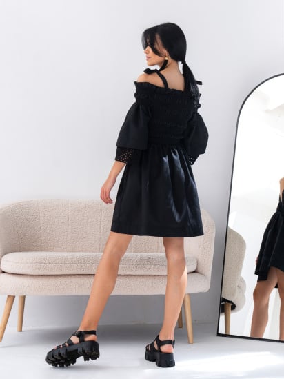 Платье мини Jadone Fashion модель Barbie_black — фото - INTERTOP