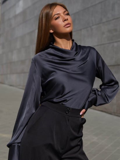 Блуза Jadone Fashion модель Bluza_Kamilla_black — фото 4 - INTERTOP