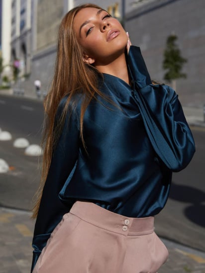 Блуза Jadone Fashion модель Bluza_Kamilla_izumrud — фото 5 - INTERTOP