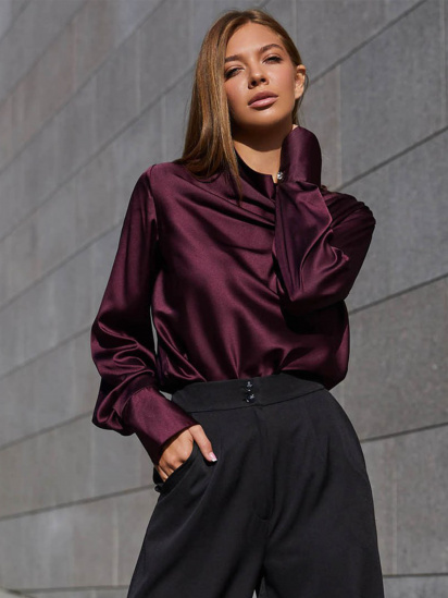 Блуза Jadone Fashion модель Bluza_Kamilla_marsala — фото - INTERTOP