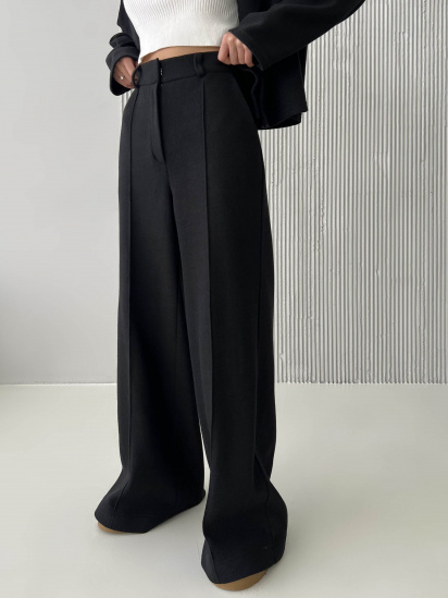 Штани палаццо Jadone Fashion модель Bruki_Ridly_black — фото 3 - INTERTOP