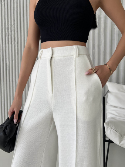 Штани палаццо Jadone Fashion модель Bruki_Ridly_white — фото 3 - INTERTOP