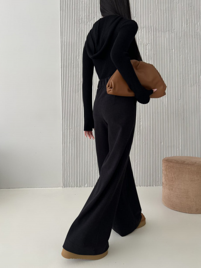 Штани палаццо Jadone Fashion модель Bruky_Bry_black — фото - INTERTOP