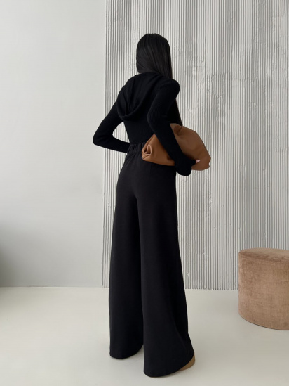 Штани палаццо Jadone Fashion модель Bruky_Bry_black — фото 4 - INTERTOP