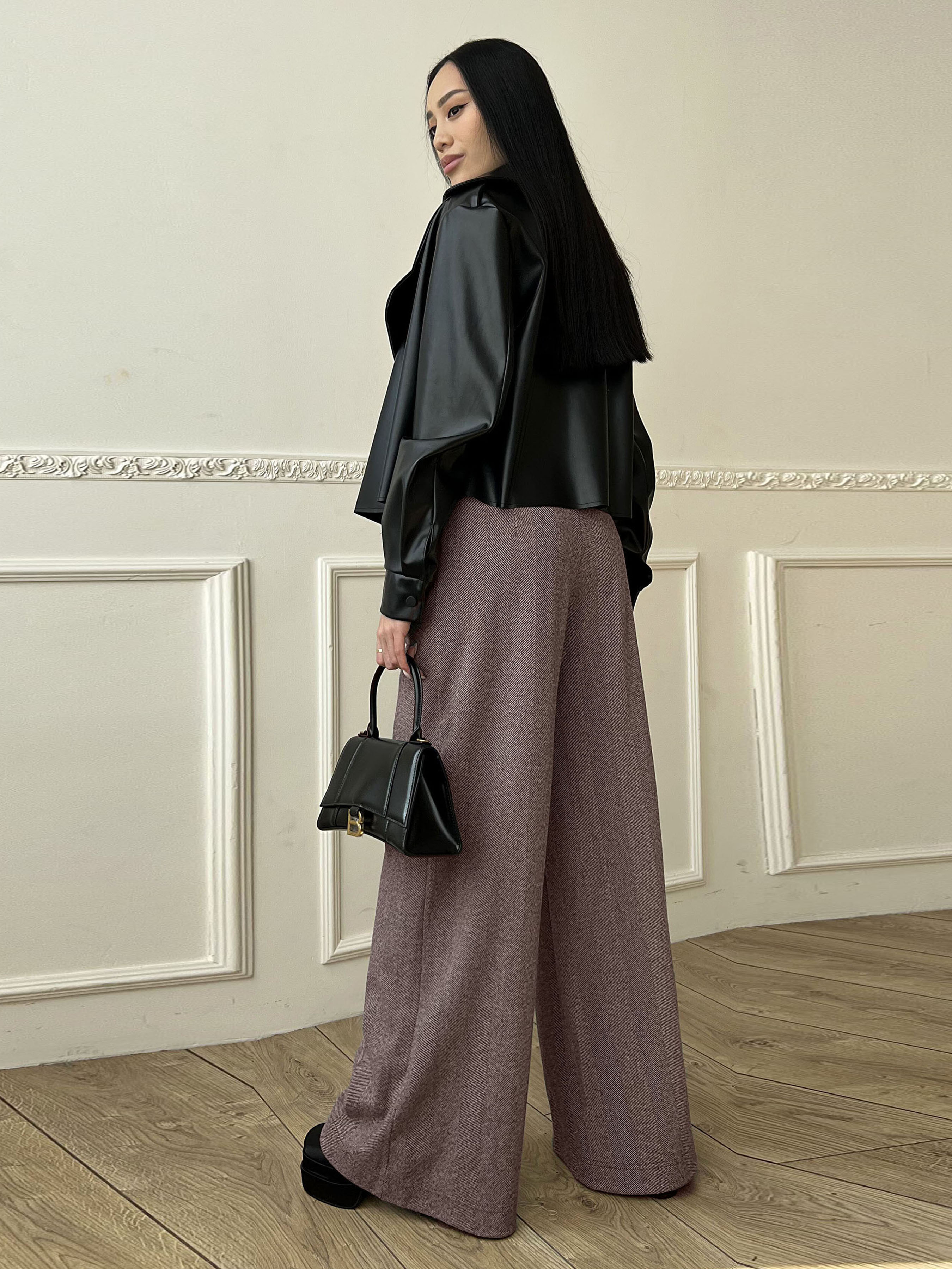 

Jadone Fashion Штани палаццо (Bryuky_Fiva_korychnevyy) Жіноче, колір - Коричневий
