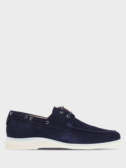 Мокасини GRAF shoes модель 0676 NAVY SUEDE — фото - INTERTOP