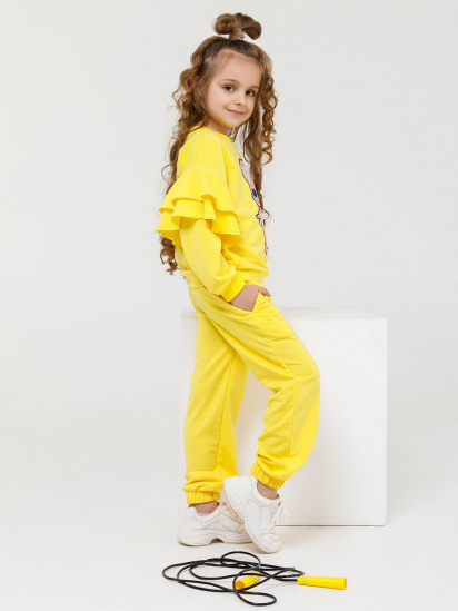 Спортивний костюм ISSA Plus модель CD-402_yellow — фото 3 - INTERTOP