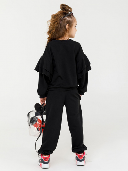Спортивный костюм ISSA Plus модель CD-403_black — фото 5 - INTERTOP