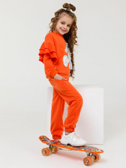 Спортивный костюм ISSA Plus модель CD-403_orange — фото 3 - INTERTOP