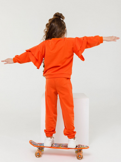 Спортивный костюм ISSA Plus модель CD-403_orange — фото 5 - INTERTOP
