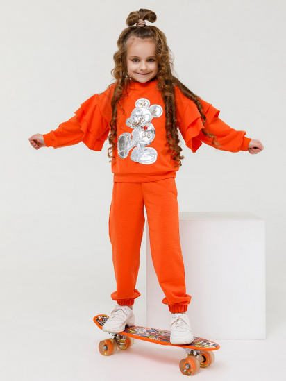Спортивный костюм ISSA Plus модель CD-403_orange — фото - INTERTOP