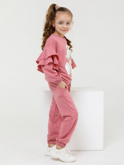 Спортивный костюм ISSA Plus модель CD-403_pink — фото 4 - INTERTOP