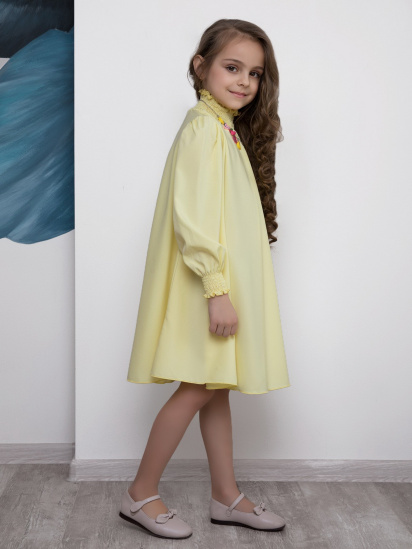 Сукня міні ISSA Plus модель CD-405_yellow — фото - INTERTOP