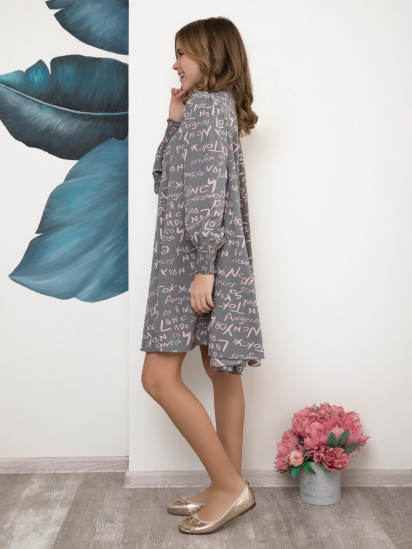Платье мини ISSA Plus модель CD-409_grey — фото - INTERTOP