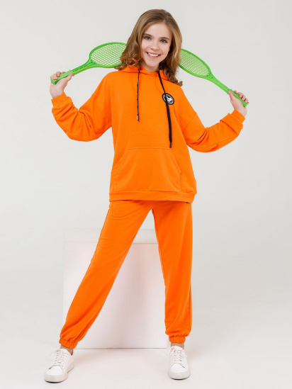 Спортивный костюм ISSA Plus модель CD-410_orange — фото - INTERTOP