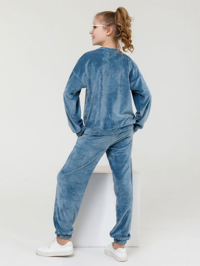 Спортивный костюм ISSA Plus модель CD-419_turquoise — фото 3 - INTERTOP