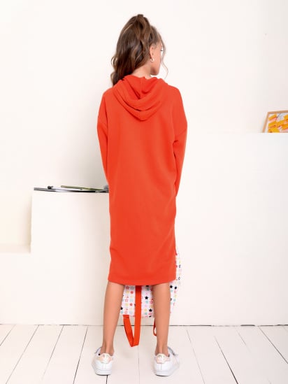 Платья ISSA Plus модель CD-453_orange — фото 3 - INTERTOP