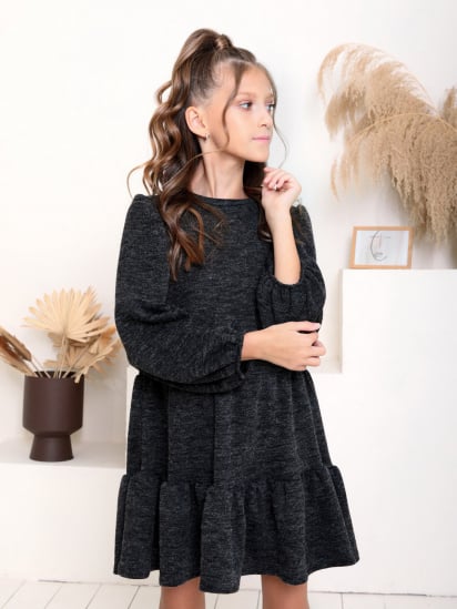 Платье мини ISSA Plus модель CD-454_black — фото 4 - INTERTOP