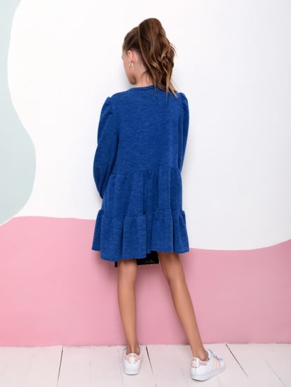 Платья ISSA Plus модель CD-454_blue — фото 3 - INTERTOP