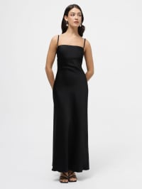 Чёрный - Платье макси CHER`17 X INTERTOP