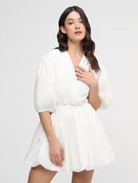 Молочный - Платье мини CHER`17 X INTERTOP