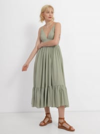 Оливковий - Сукня максі CHER '17 INTERTOP