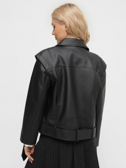 Куртка кожаная CHER`17 X INTERTOP модель 02461FW24 — фото 3 - INTERTOP