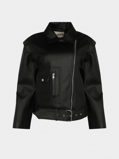 Шкіряна куртка CHER`17 X INTERTOP модель 02461FW24 — фото 5 - INTERTOP