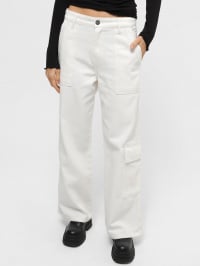 Белый - Широкие джинсы CHER`17 X INTERTOP
