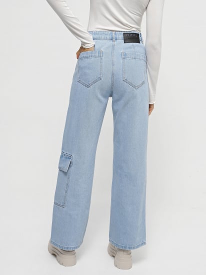 Широкі джинси CHER`17 X INTERTOP модель 02586SS23-01 — фото 3 - INTERTOP