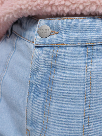 Широкі джинси CHER`17 X INTERTOP модель 02586SS23-01 — фото 4 - INTERTOP