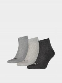 Сірий - Набір шкарпеток PUMA Quarter Plain 3p