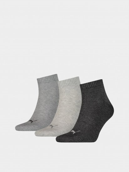 Набір шкарпеток PUMA Quarter Plain 3p модель 90697820 — фото - INTERTOP