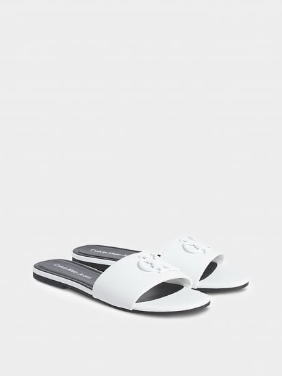 Шльопанці Calvin Klein Flat Sandal Hw Lth модель YW0YW00543-YAF — фото - INTERTOP