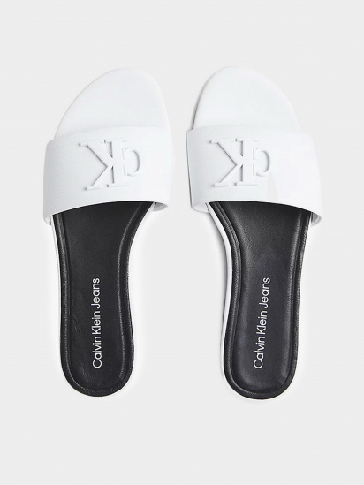 Шльопанці Calvin Klein Flat Sandal Hw Lth модель YW0YW00543-YAF — фото 6 - INTERTOP