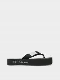 Чорний - В'єтнамки Calvin Klein Flatform Flipflop