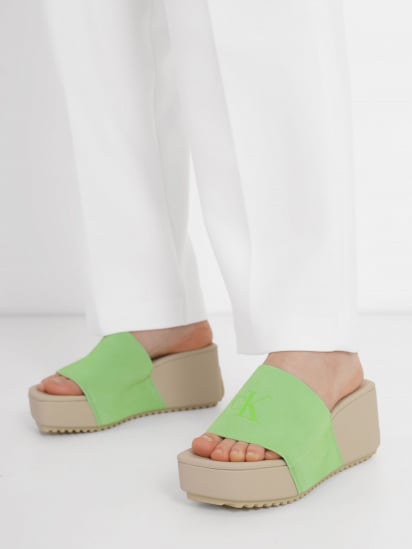 Шлепанцы Calvin Klein Wedge Block Sandal Su Con модель YW0YW01015-ZAA — фото 6 - INTERTOP