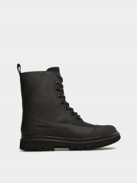 Чёрный - Ботинки Calvin Klein Chunky Combat Laceup Boot Rub