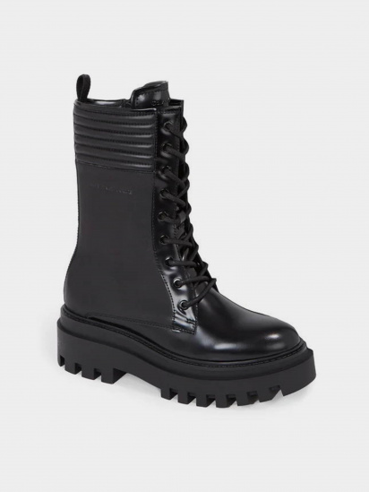 Чоботи Calvin Klein Leather Platform Boots модель YW0YW01137-0GT — фото 4 - INTERTOP