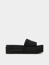 Чорний - Шльопанці Calvin Klein Flatform Sandal Met