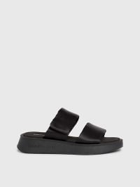 Чорний - Шльопанці Calvin Klein Slide Double Strap Sandal Dc